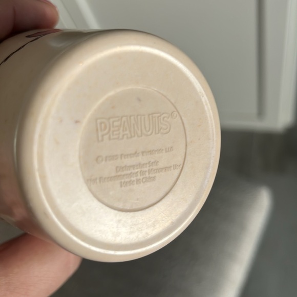 4 Snoopy and Woodstock Easter Spring melamine drinking cups daisies eggs 14oz - Picture 8 of 11